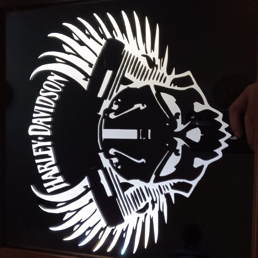 Harley Davidson LED Mirror'